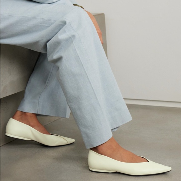 Lou Lou De Saison Shoes - Lou Lou de Saison Barsi leather ballet flats 38 cream